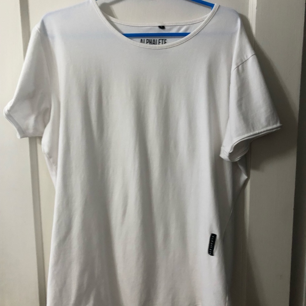 Alphalete white scoop neck